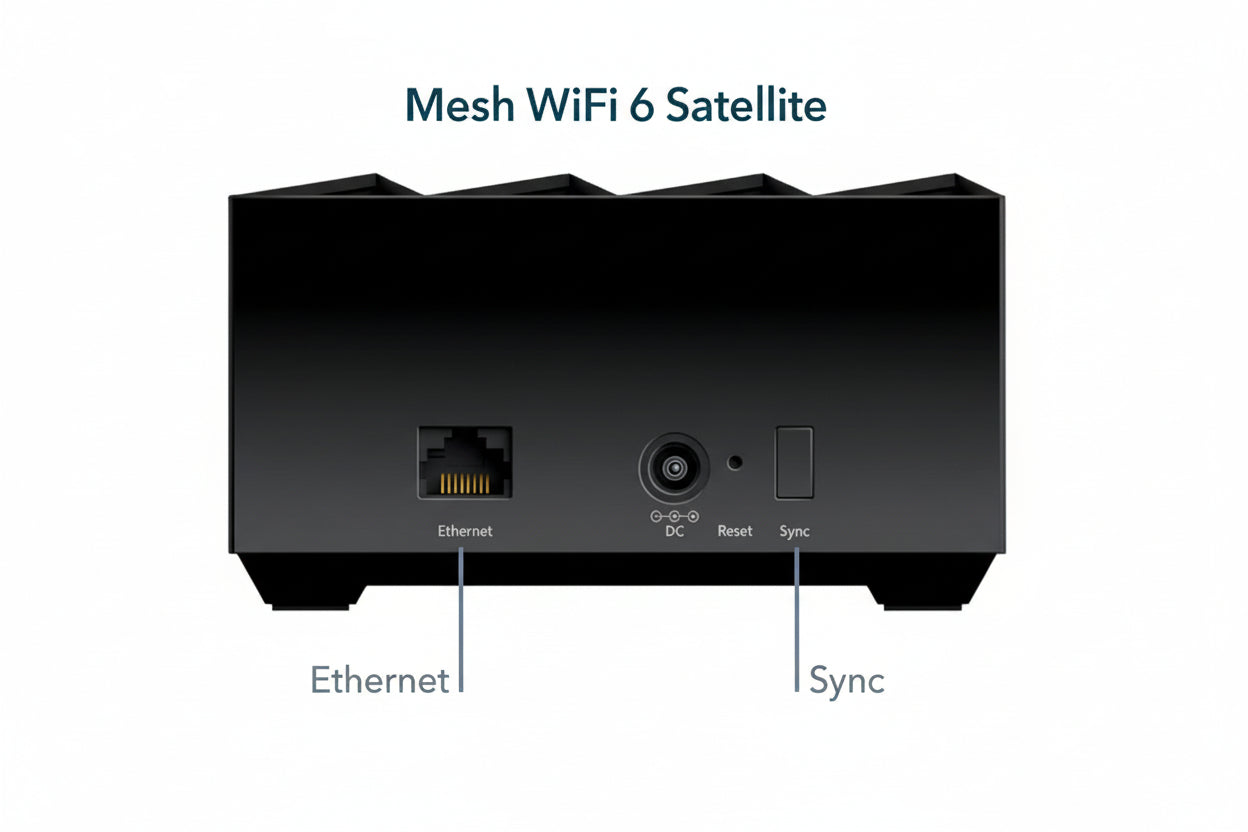 Nighthawk Dual-Band WiFi 6 Mesh Add-on Satelliet