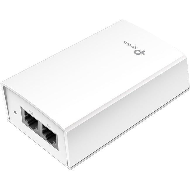 PoE injector van TP-Link. Kleur wit.