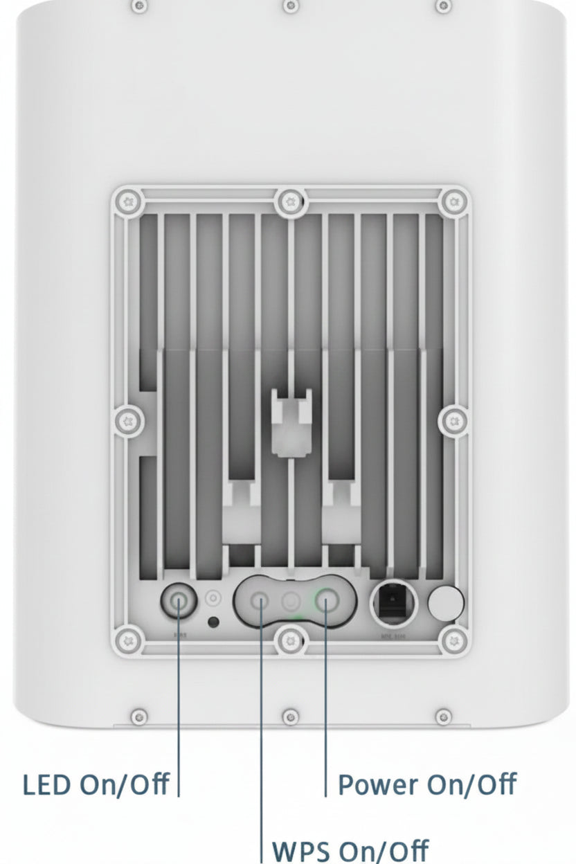 Netgear Or5bi Satelliet RBS50Y Outdoor Wifi-5 met ophangbeugel zonder Voet