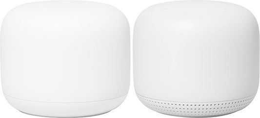 Google Nest WiFi Router en WiFi Punt - Mesh Wifi - Wit Nieuw