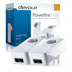 Devolo dLAN 550 duo+ Starter Kit 500Mbit/s Ethernet LAN Wit