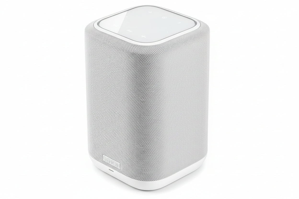 Denon Home 150 NV Compacte Draadloze Speaker met HEOS Built-In Multiroom Technologie, Bluetooth, Apple AirPlay 2 - Wit