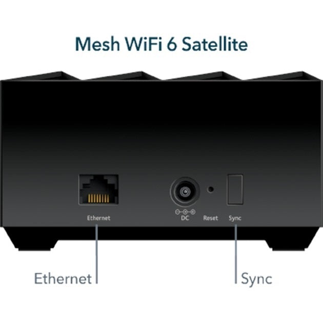 2x Netgear Nighthawk MK62 - Mesh WiFi - geschikt voor WiFi 6 - Dual-band - AX - 1800 Mpbs / 2-pack