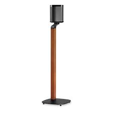 Nedis Speakerbeugel - Geschikt voor: Sonos One SL / Sonos One / Sonos PLAY:1 - Standaard - 10 kg - Vast - Hout / Metaal - Bruin / Zwart